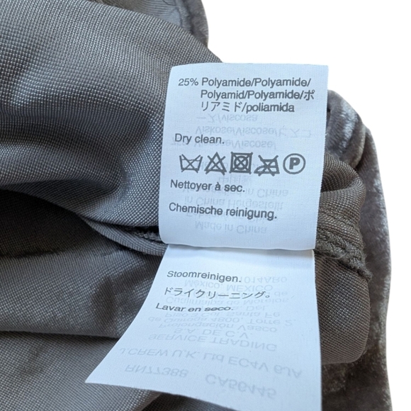 J. Crew Classic-fit Shirt Womens 10 Y2K Whimsigoth Grunge Drapey Velvet Pewter - Picture 10 of 14